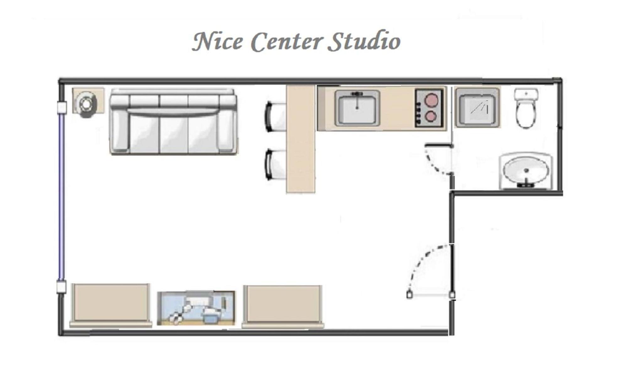 Nice Centre Flat - Modern, Quiet And Brand New Phòng bức ảnh
