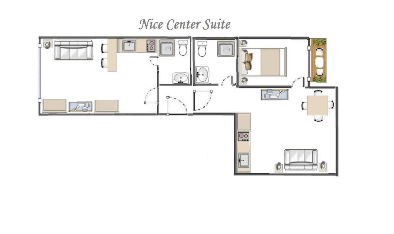Nice Centre Flat - Modern, Quiet And Brand New Ngoại thất bức ảnh